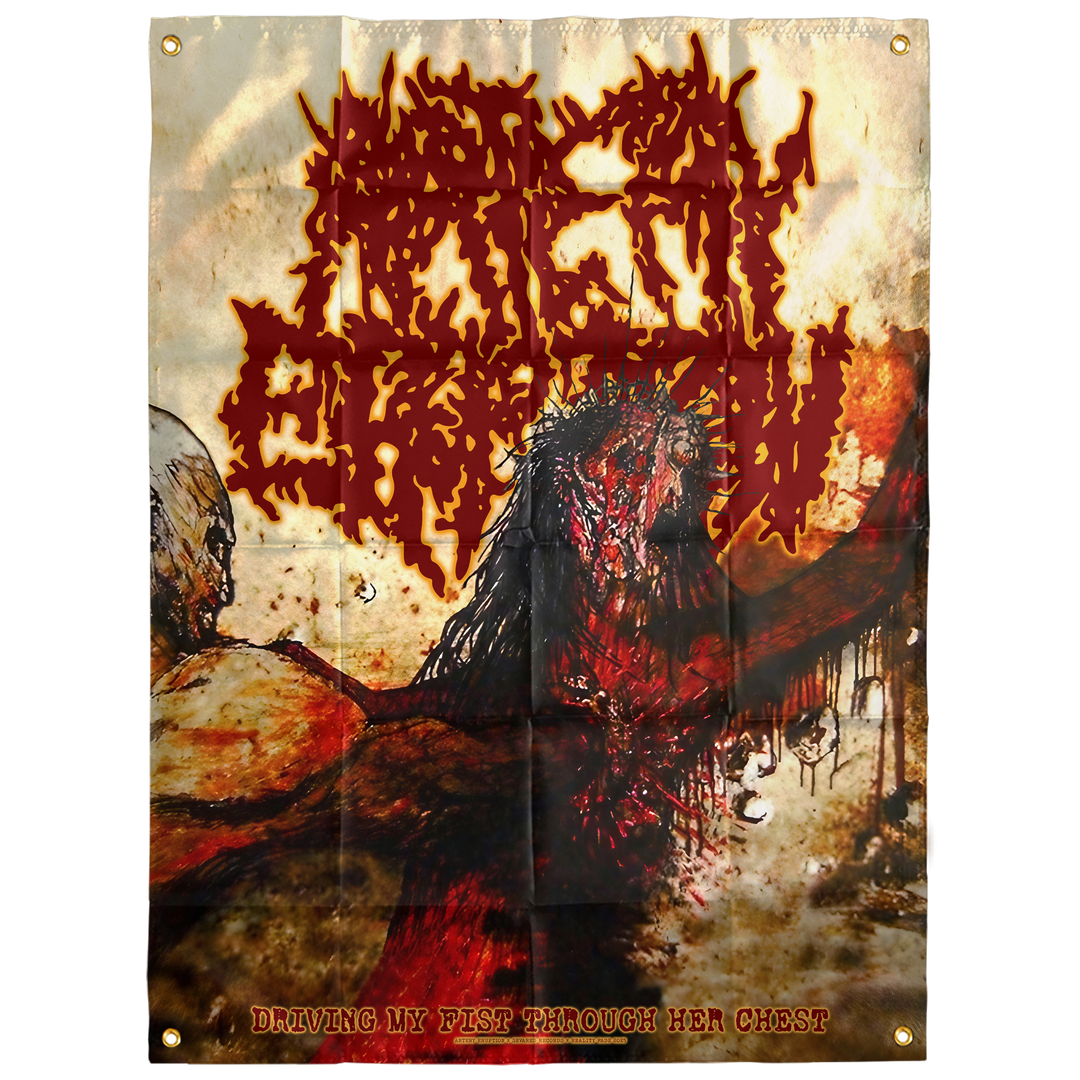 Artery Eruption 'Driving My Fist Through Her Chest' Flag