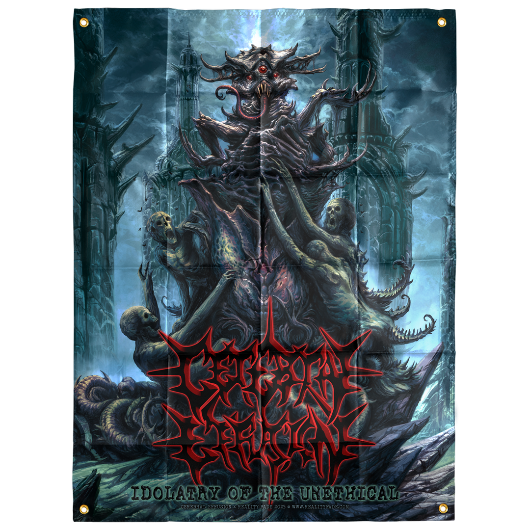 Cerebral Effusion 'Idolatry Of The Unethical' Flag