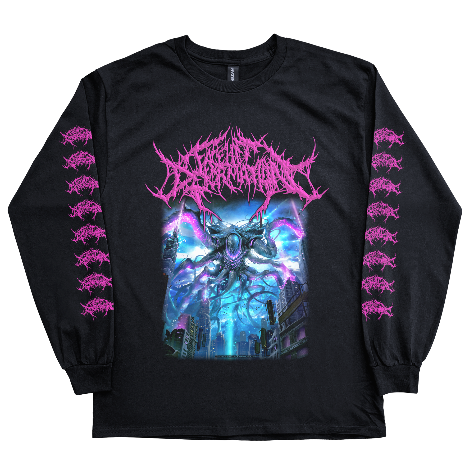 Facelift Deformation 'Dominating The Extermination' Long Sleeve