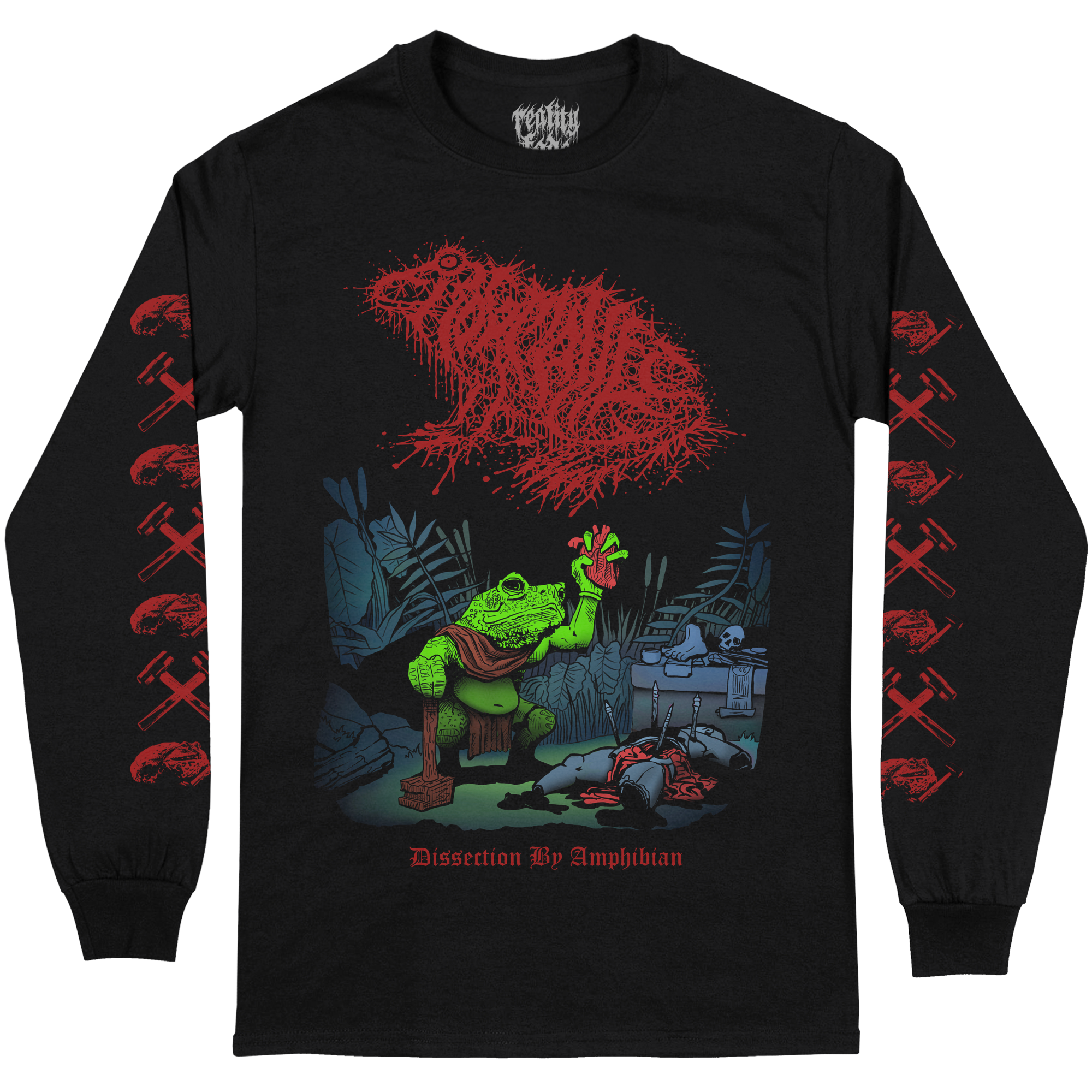 Frog Mallet 'Dissection by Amphibian' Long Sleeve – Reality Fade Merch