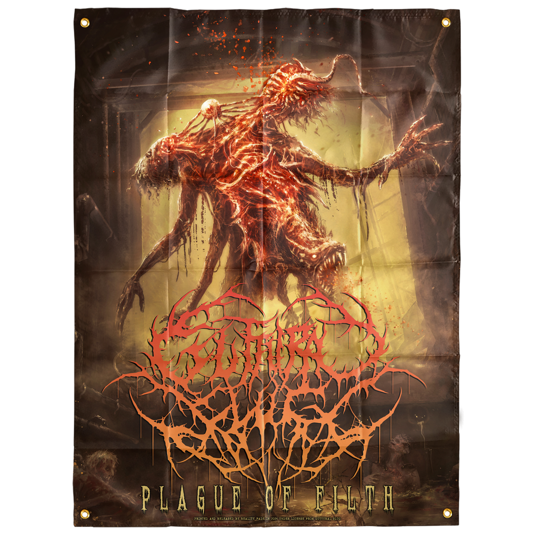 Guttural Slug 'Plague Of Filth' Flag