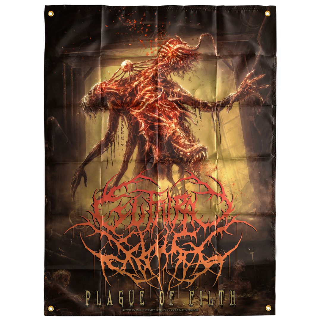 Guttural Slug 'Plague Of Filth' Flag