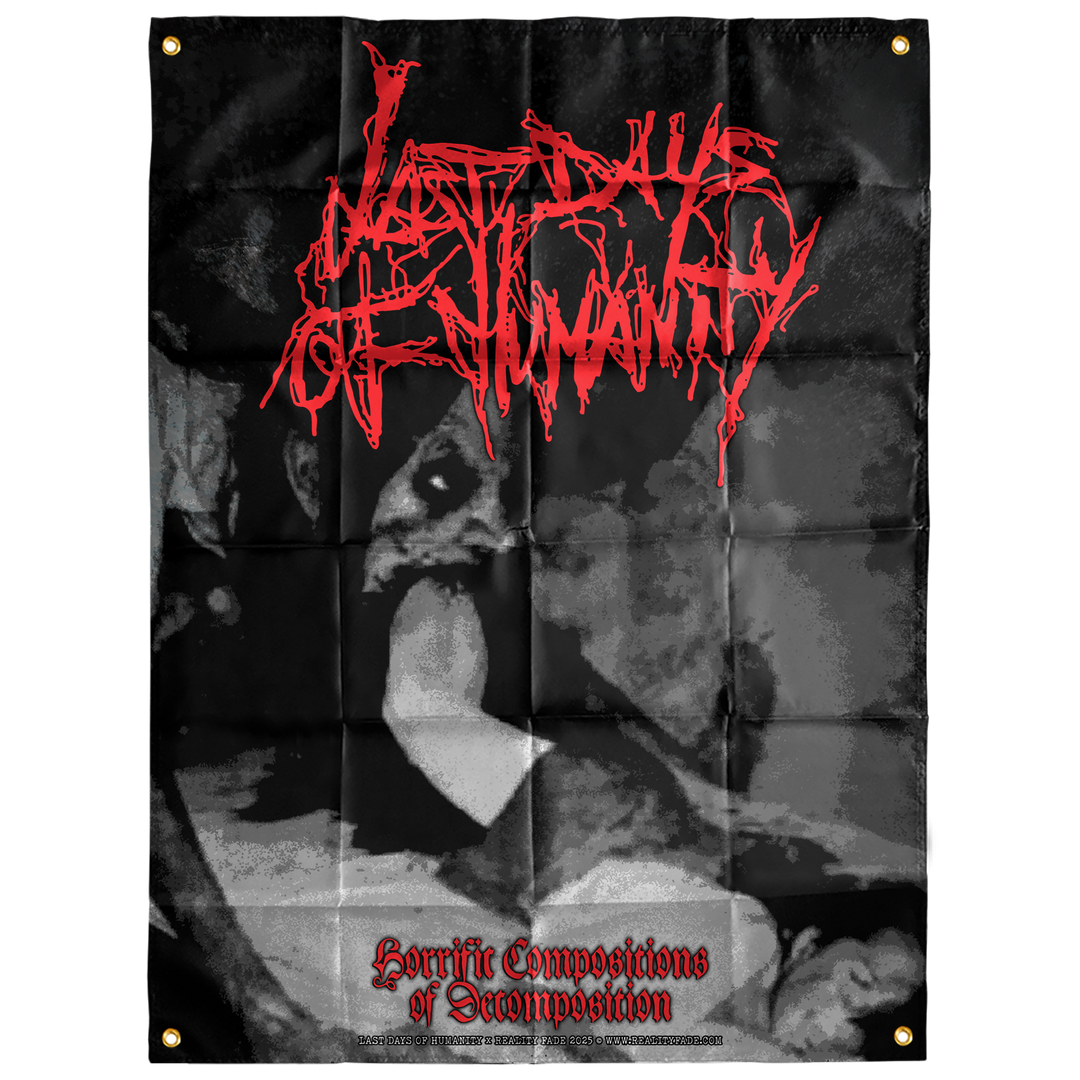 Last Days Of Humanity 'Horrific Compositions Of Decomposition' Flag