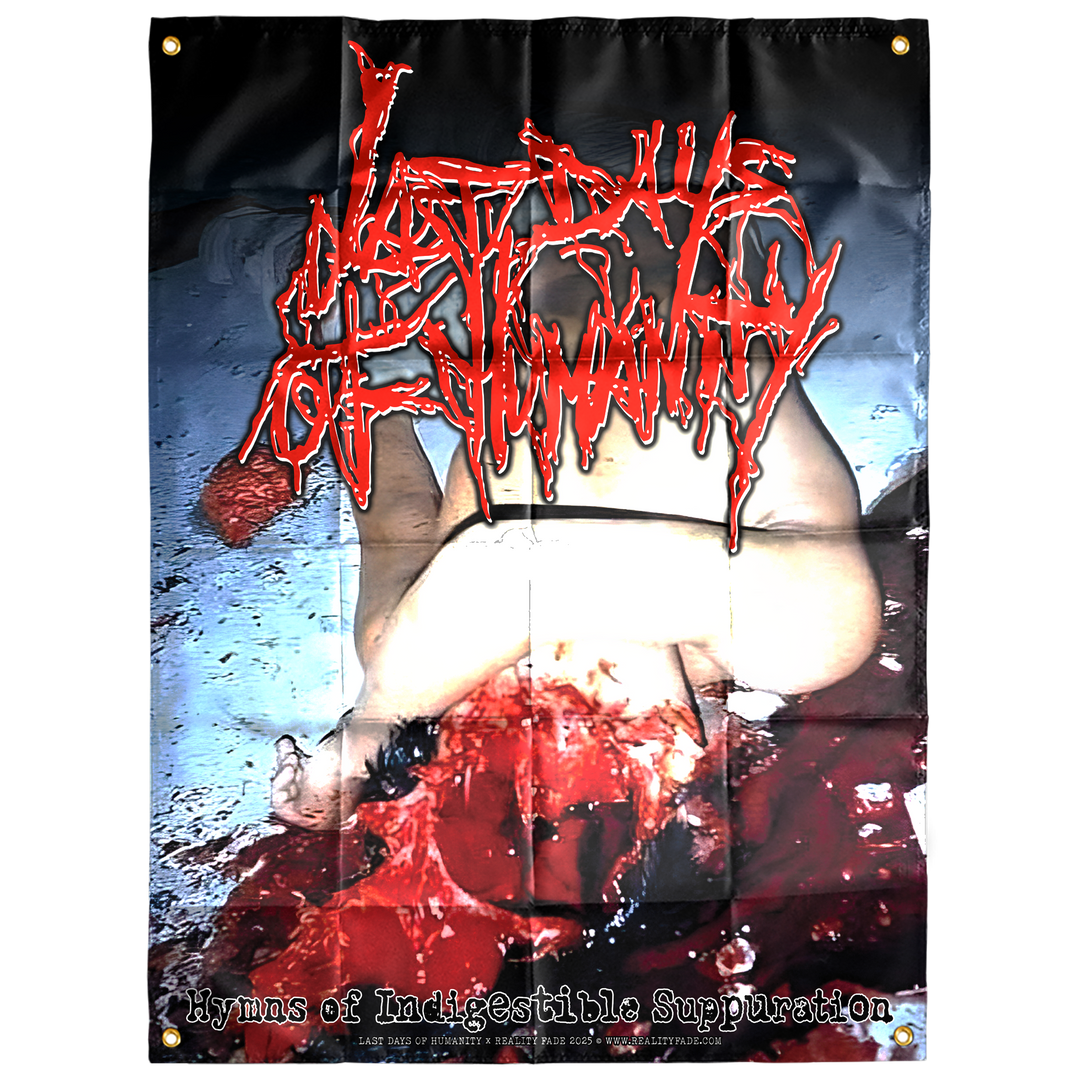 Last Days Of Humanity 'Hymns Of Indigestible Suppuration' Flag