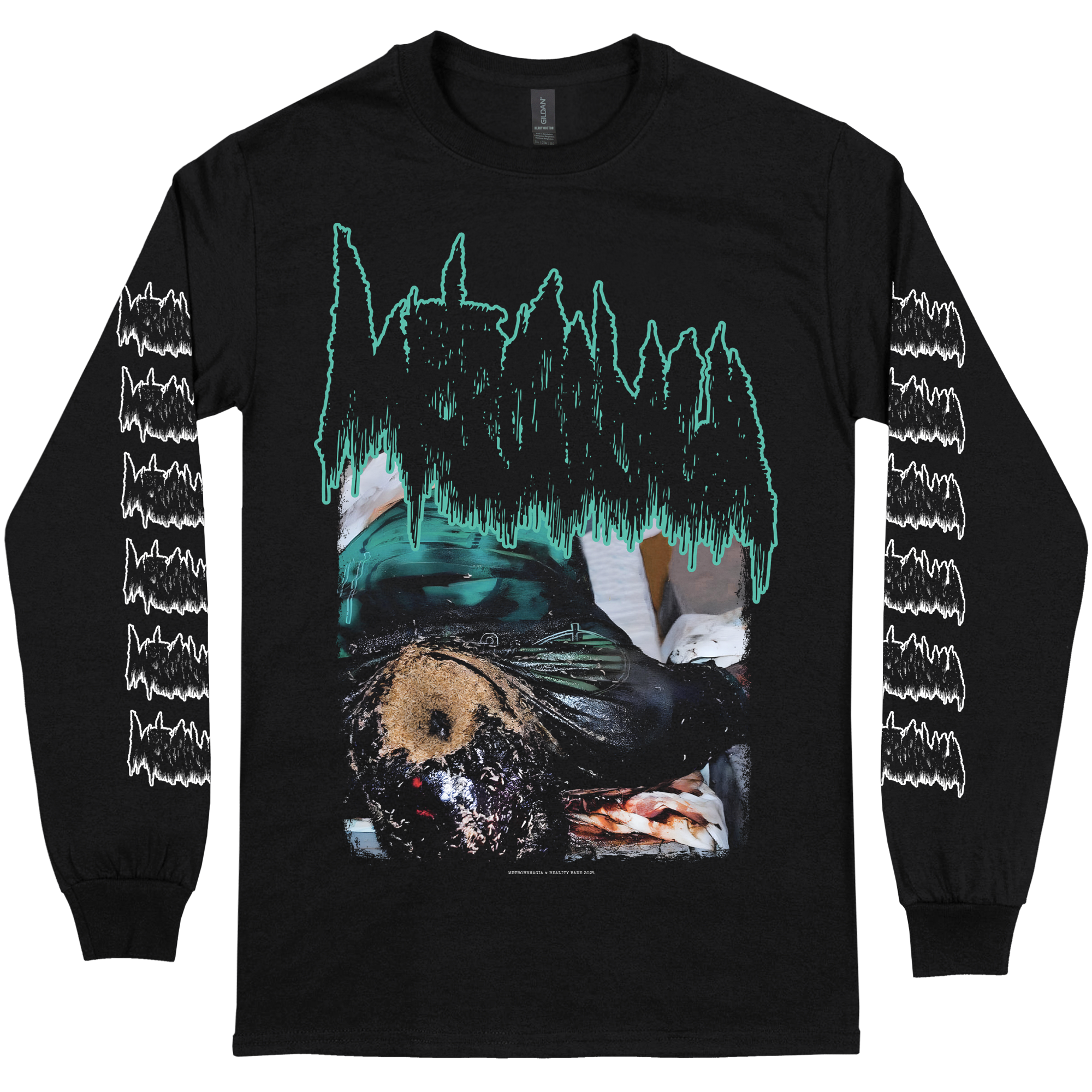Metrorrhagia 'Metrorrhagia' Long Sleeve – Reality Fade Merch