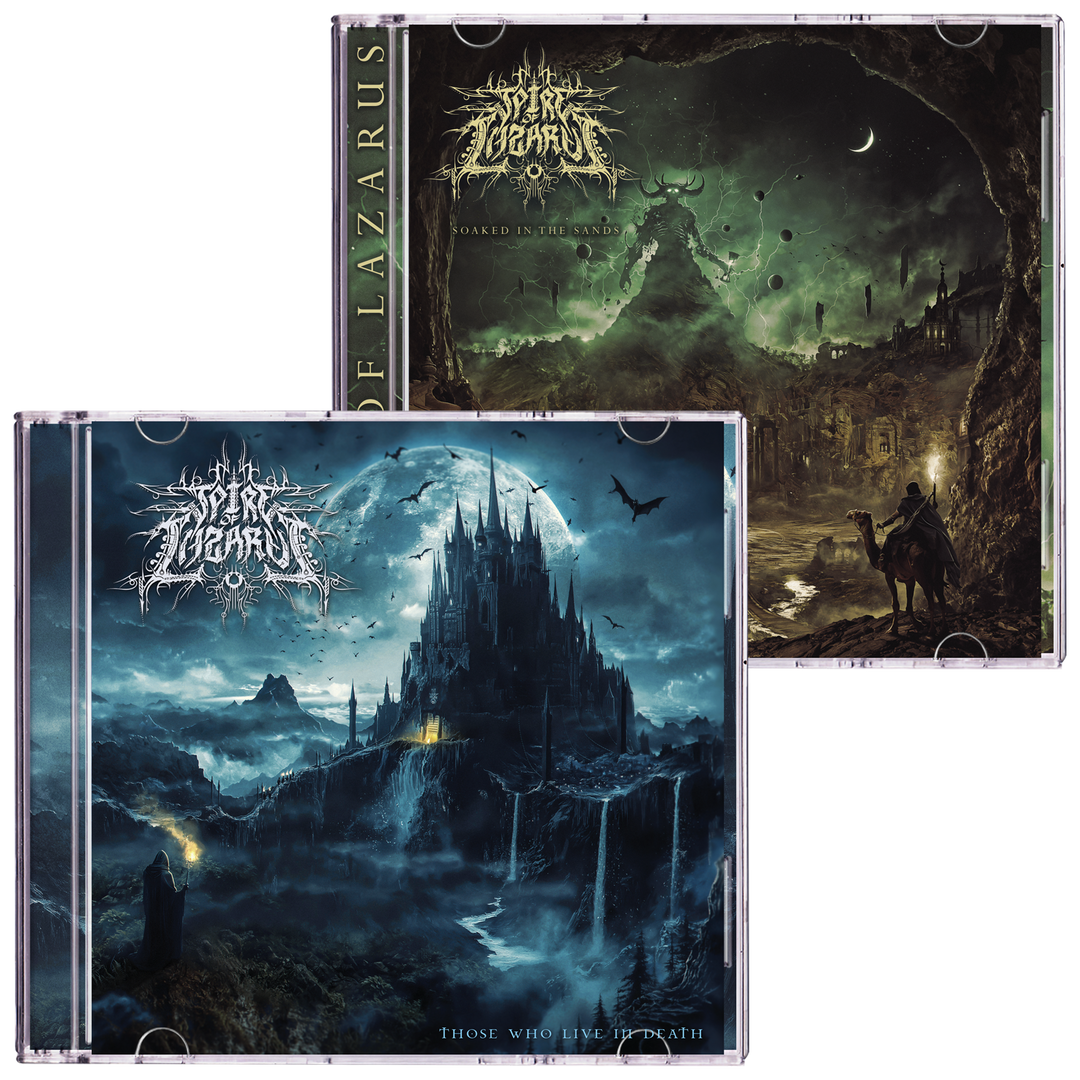 Spire Of Lazarus 'Those Who Live In Death' + 'Soaked In The Sands' CDs