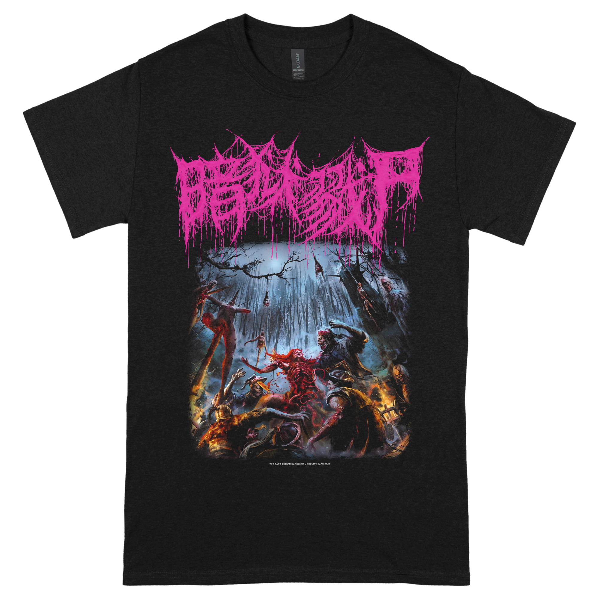 gear of the dark merch The Dark Prison Massacre 'Corpse Sect Awakening' T-Shirt – Reality Fade Merch
