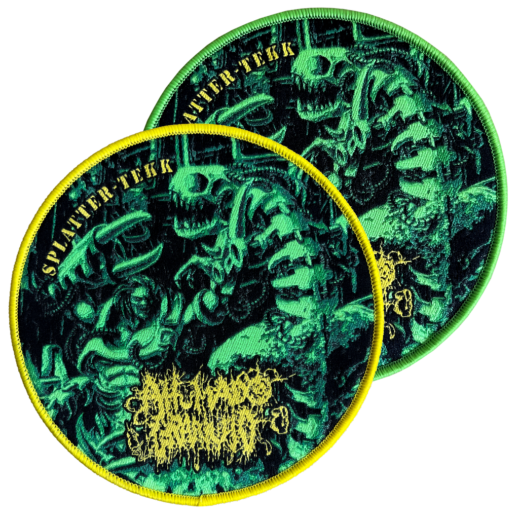 Ahumado Granujo 'Splatter-Tekk' Patch – Reality Fade Merch Ahumado Granujo 'Splatter-Tekk' Patch – Reality Fade Merch