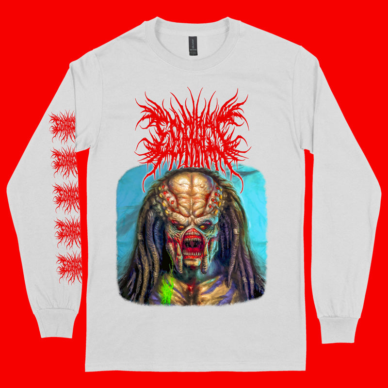 Esophagus 'Killing For Sport' White Long Sleeve