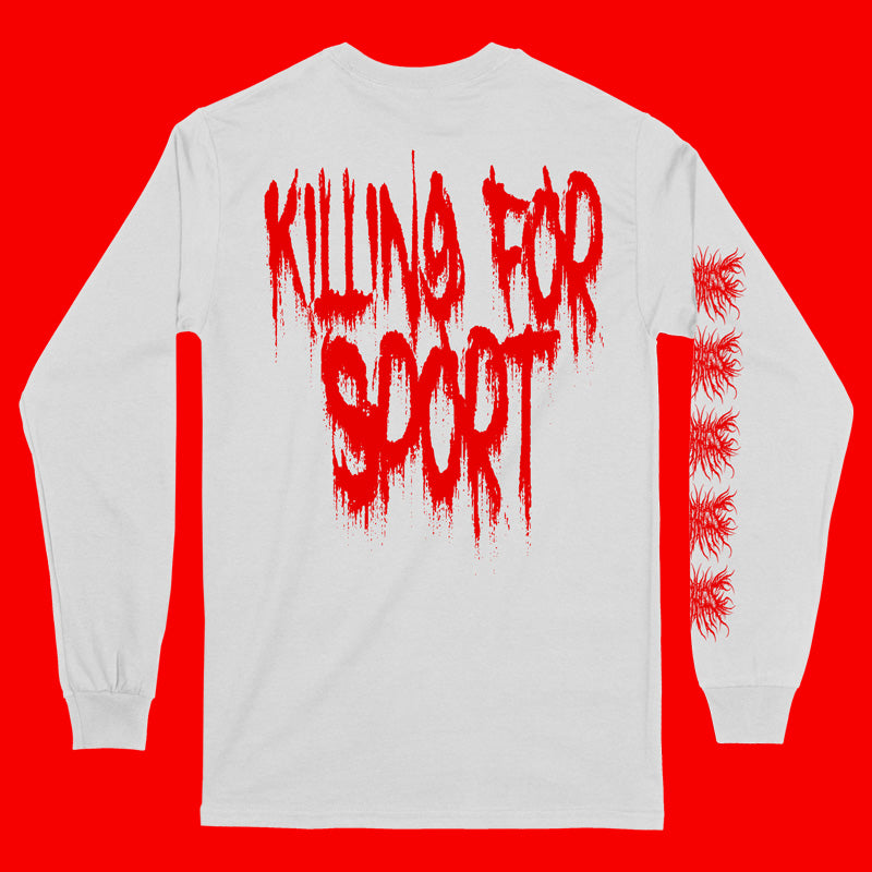Esophagus 'Killing For Sport' White Long Sleeve