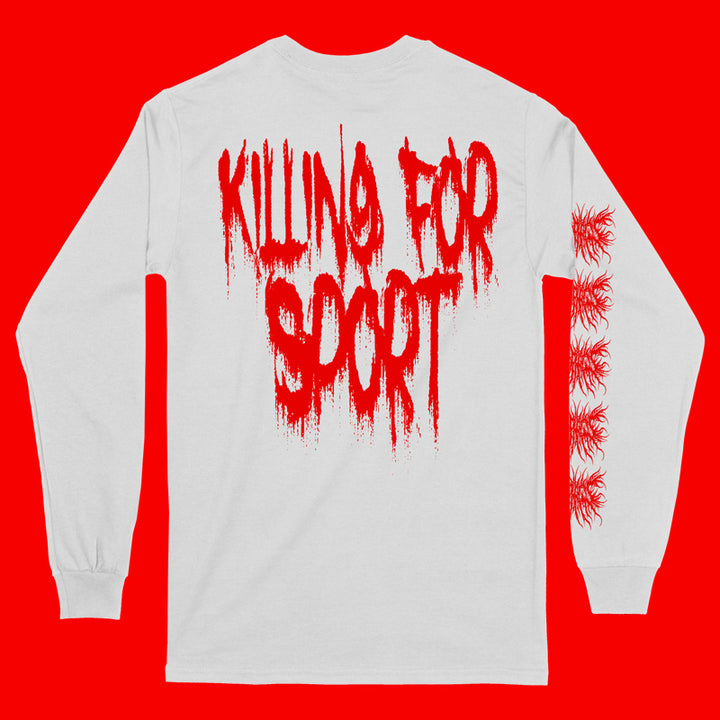Esophagus 'Killing For Sport' White Long Sleeve