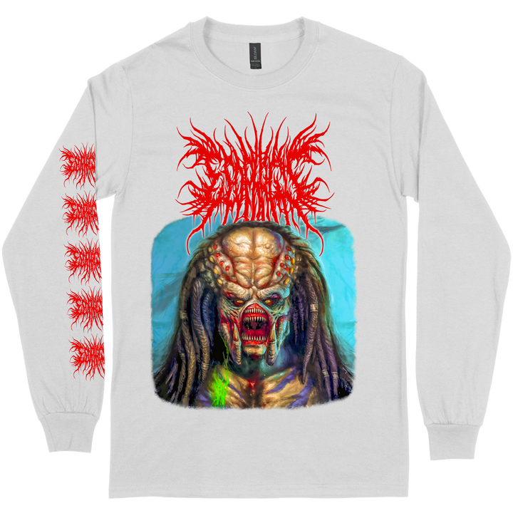 Esophagus 'Killing For Sport' White Long Sleeve