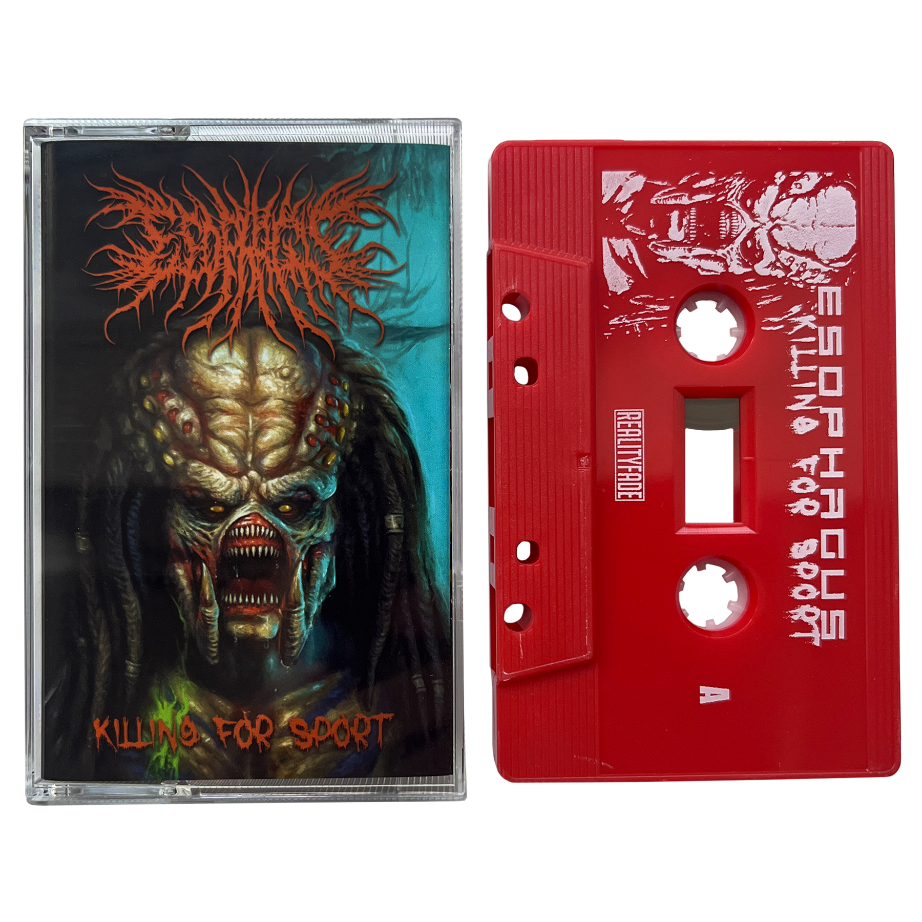 Esophagus 'Killing For Sport + Hidden Tapes' Cassette Reality Fade Merch