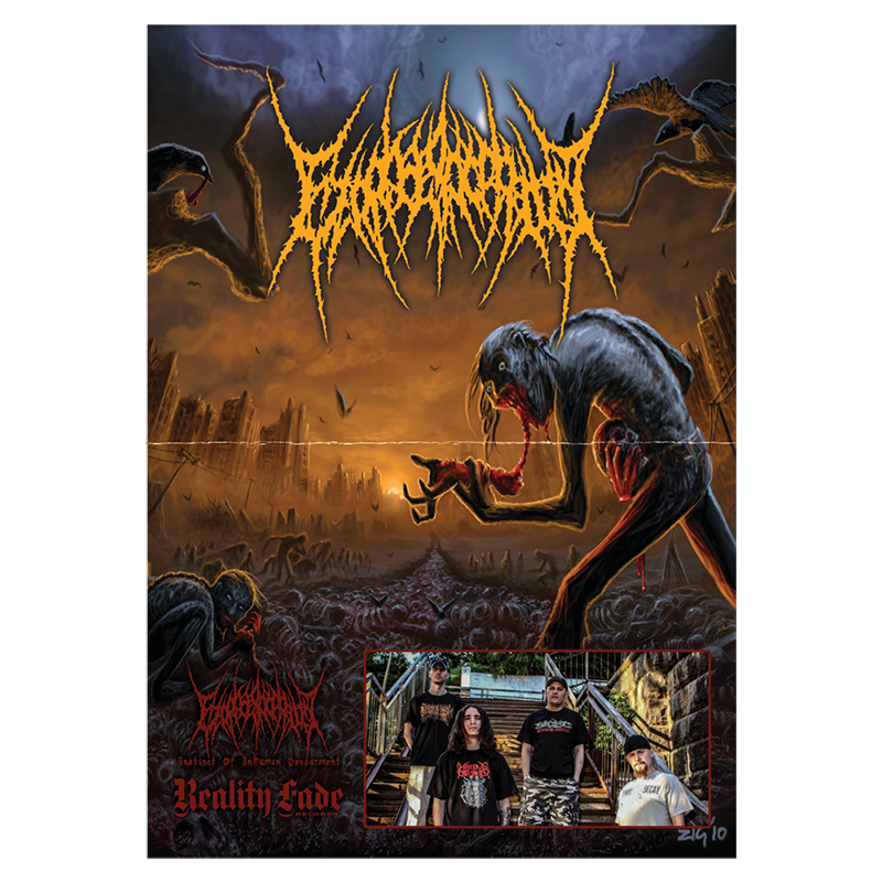 Ezophagothomia "Instinct of Inhuman Devourment" Poster