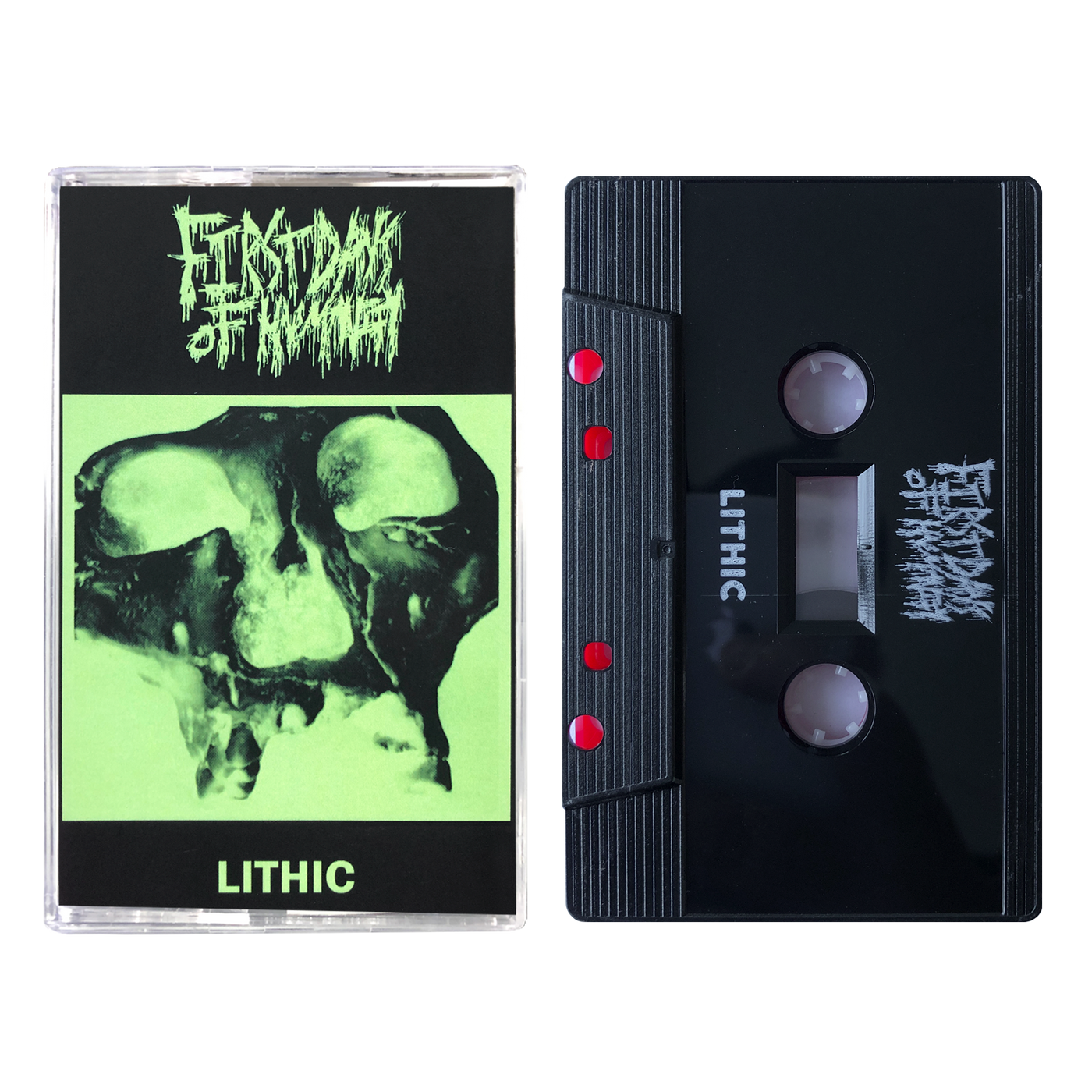First Days Of Humanity 'Lithic / Wounds Leaking Coagulated Sludge' Cassette