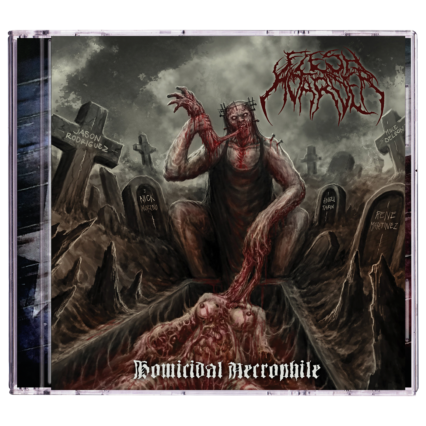 Flesh Hoarder 'Homicidal Necrophile' CD