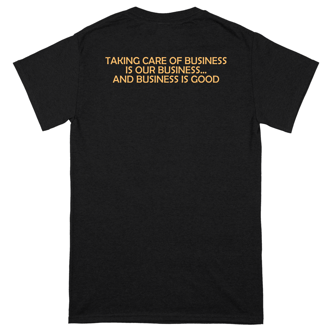 Putrid Stu/Fluids 'Taking Care Of Business Is Our Business... And Business Is Good' T-Shirt *PRE-ORDER*