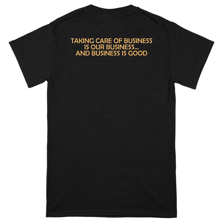 Putrid Stu/Fluids 'Taking Care Of Business Is Our Business... And Business Is Good' T-Shirt *PRE-ORDER*