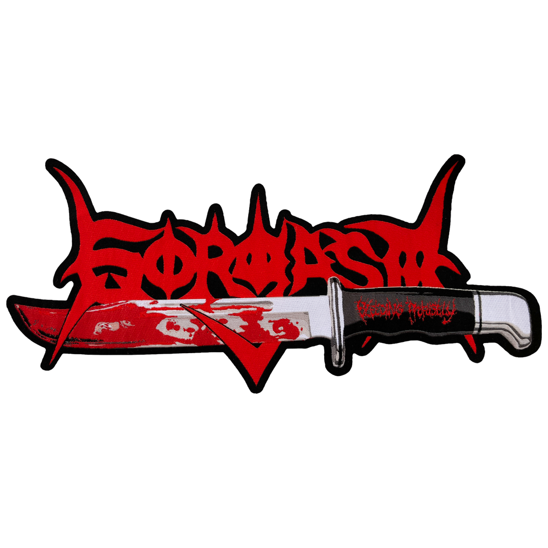 Gorgasm 'Bleeding Profusely' Backpatch – Reality Fade Merch