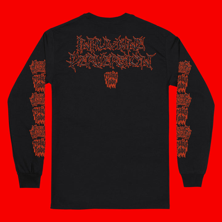 Guttural Disgorge 'Inhumane Perversion' Long Sleeve