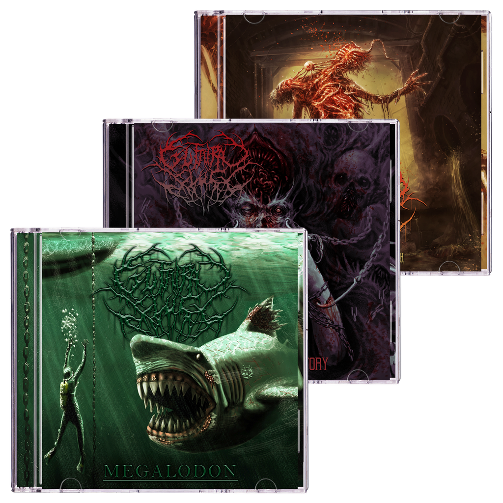 ブルデス Guttural Slug アルバムセット Guttural Slug 'Discography Set' x3 CDs – Reality Fade Merch