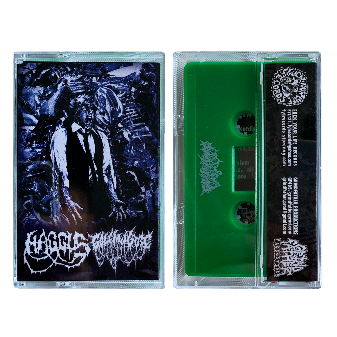 Haggus / Golem Of Gore 'Split' Cassette