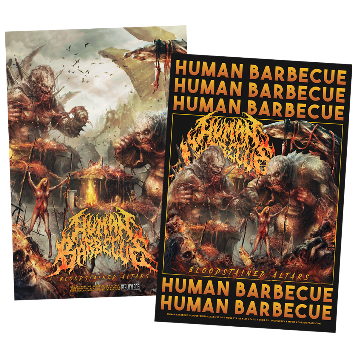 Human Barbecue ‘Bloodstained Altars’ Poster