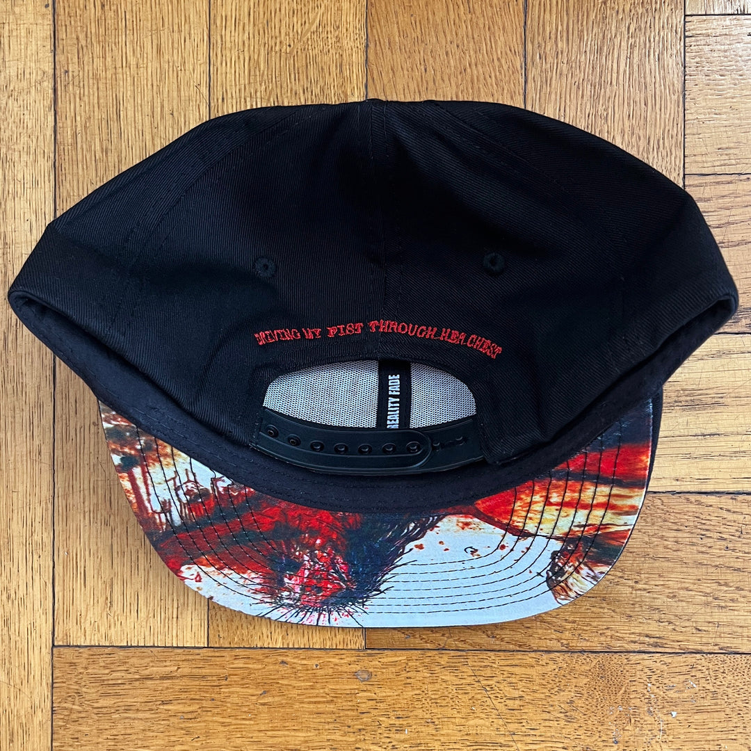 Artery Eruption 'Driving My Fist Through Her Chest' Snapback Hat