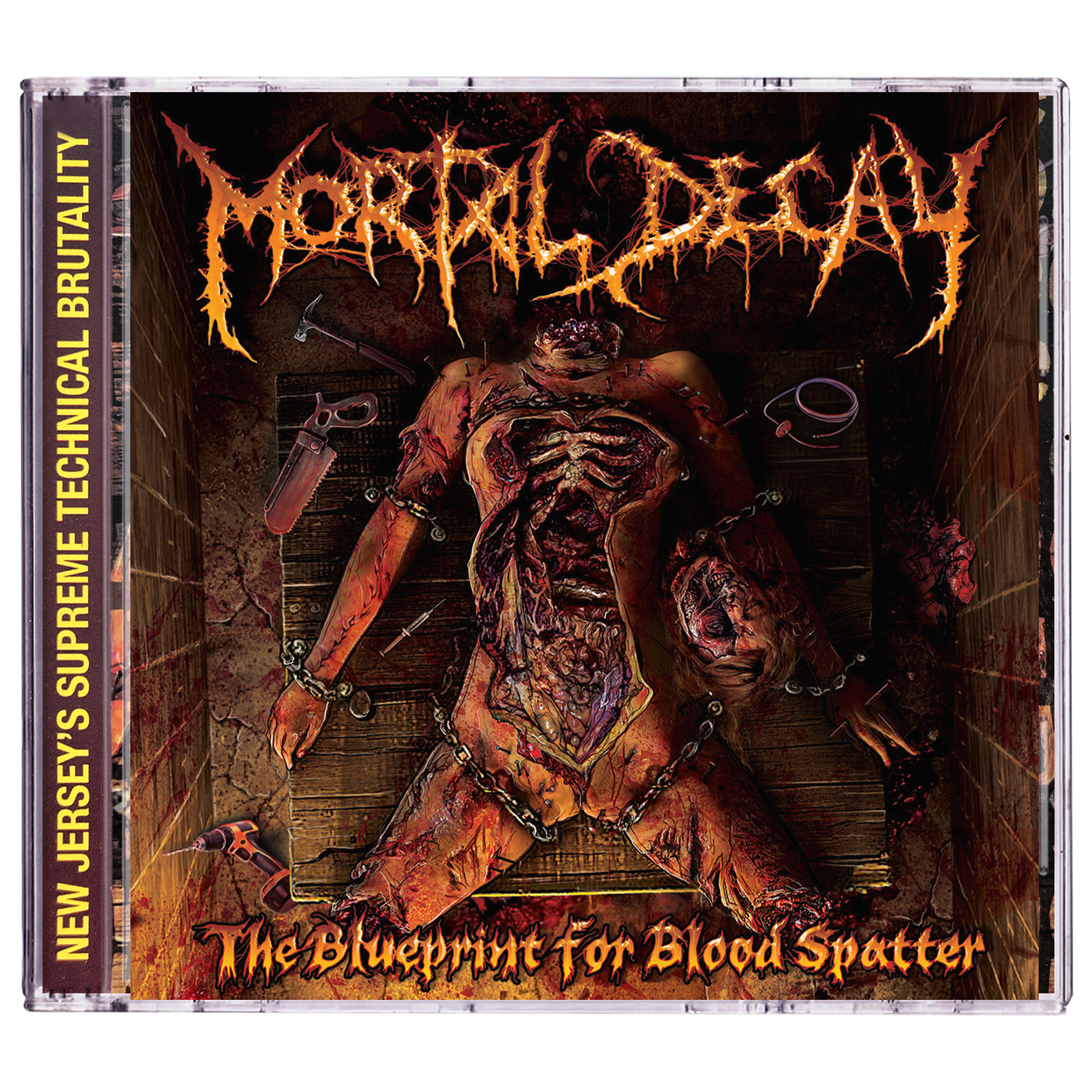 Mortal Decay 'The Blueprint for Blood Spatter' CD