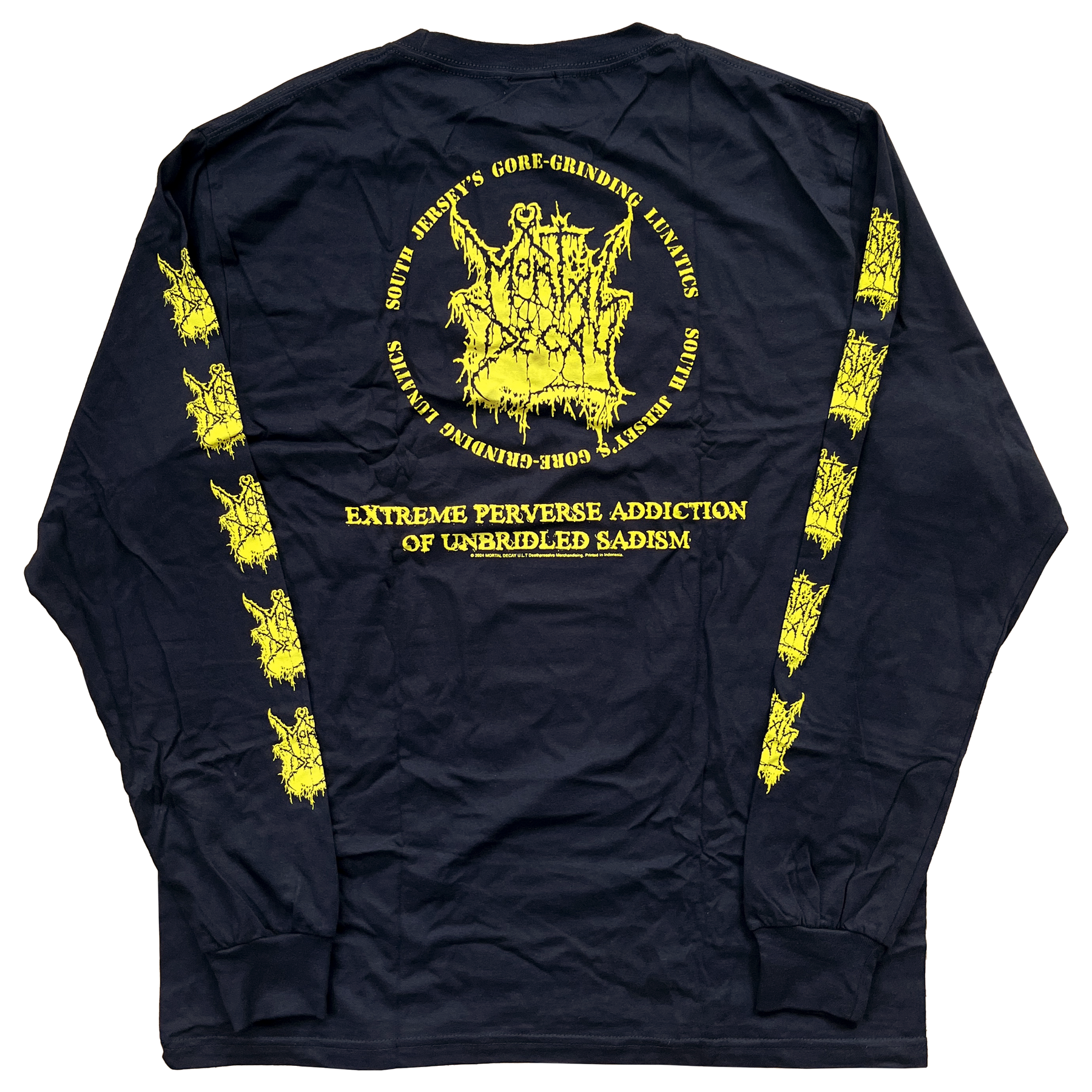 Mortal Decay 'Sickening Erotic Fanaticism' Long Sleeve – Reality Mortal Decay 'Sickening Erotic Fanaticism' Long Sleeve – Reality