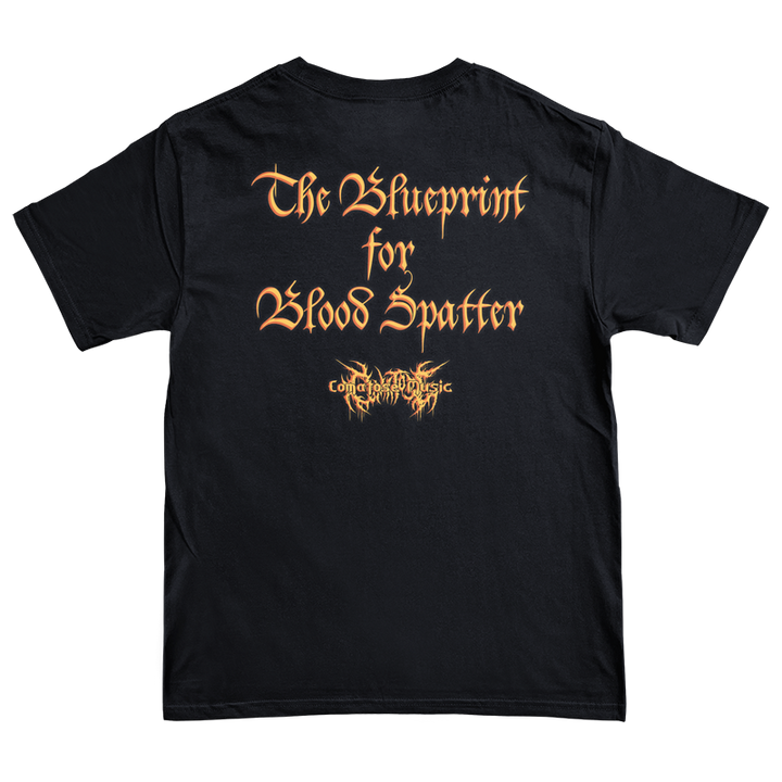 Mortal Decay "The Blueprint for Blood Spatter" T-Shirt *PRE-ORDER*
