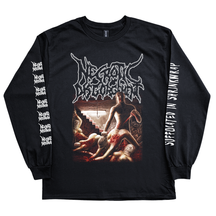 Necrotic Disgorgement "Suffocated in Shrinkwrap" Long Sleeve