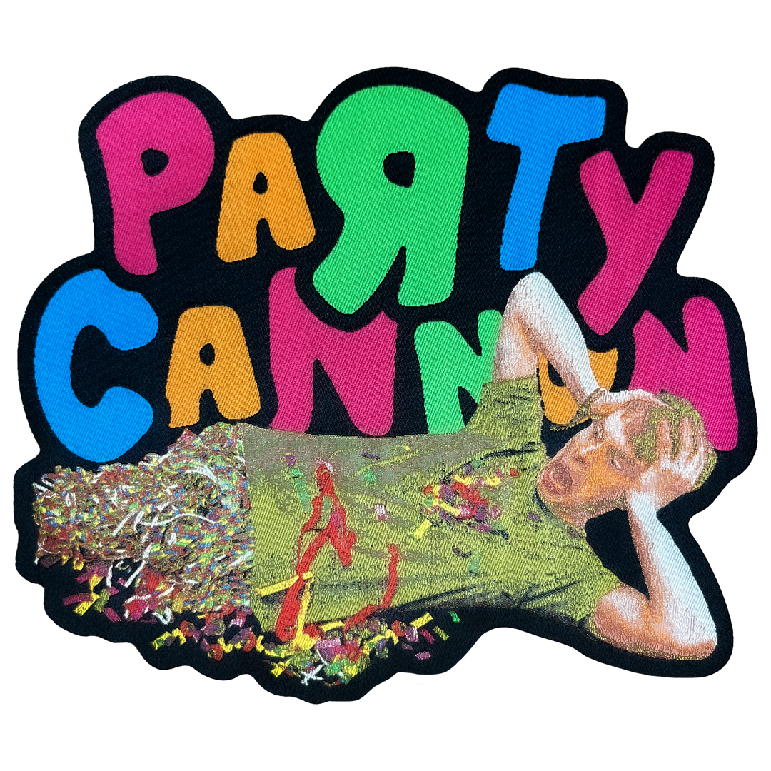 Partied In Half Party Cannon 'Partied In Half' Patch – Reality Fade Merch