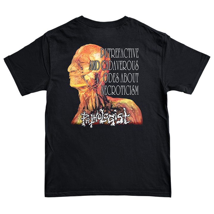 Pathologist 'Putrefactive and Cadaverous Odes About Necroticism' T-Shirt *PRE-ORDER*