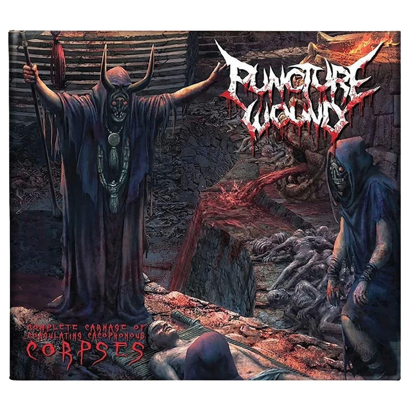 Puncture Wound 'Complete Carnage Of Coagulating Cacophonous Corpses' CD