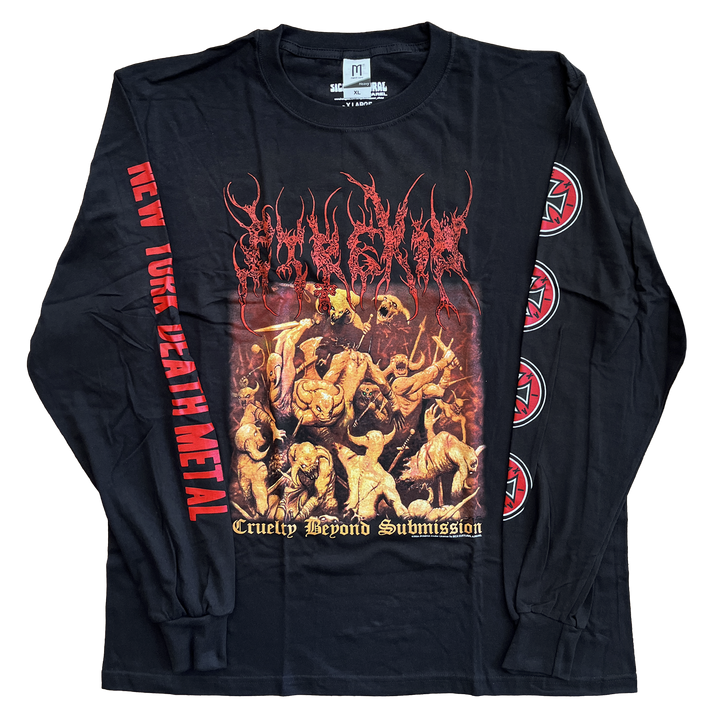 Pyrexia 'Cruetly Beyond Submission' Long Sleeve