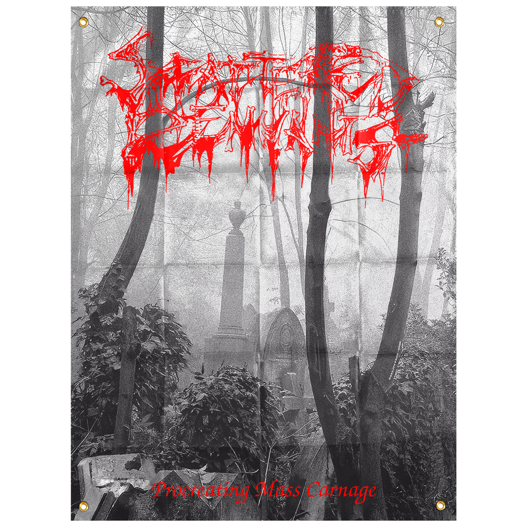 Scattered Remnants "Procreating Mass Carnage" Flag *PRE-ORDER*