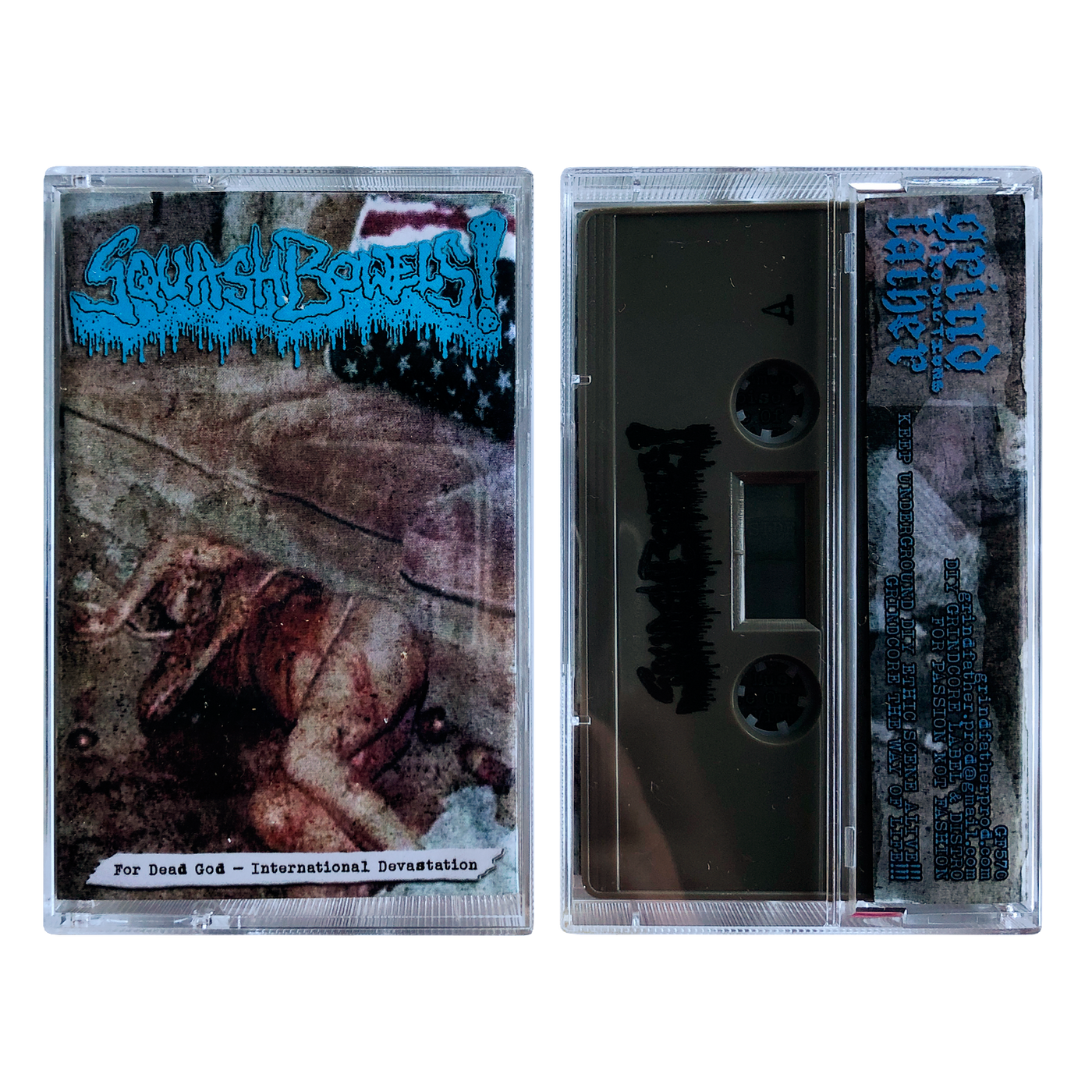 Squash Bowels 'For Dead God - International Devastation' Cassette