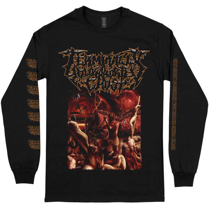 Terminally Your Aborted Ghost 'Slowly Peeling The Flesh From The Inside Of A Folded Hand' Long Sleeve