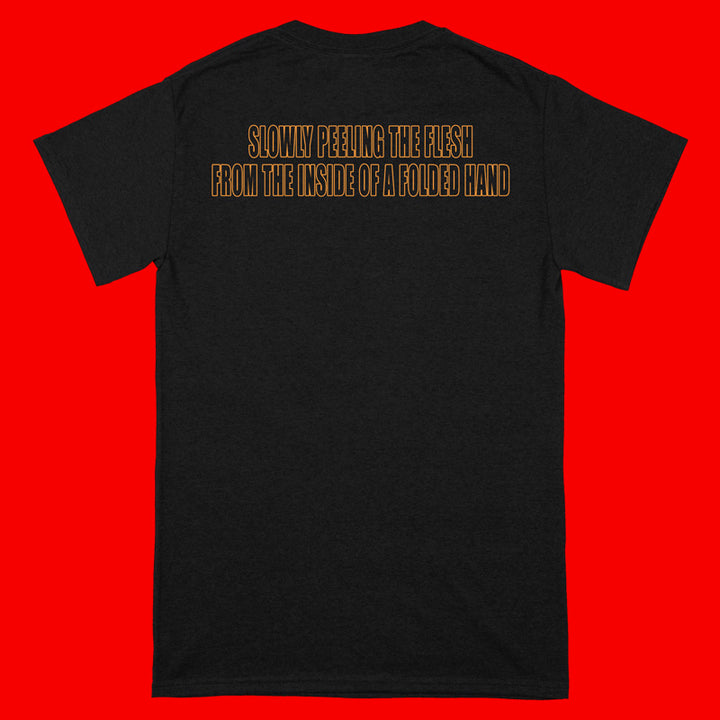 Terminally Your Aborted Ghost 'Slowly Peeling The Flesh From The Inside Of A Folded Hand' T-Shirt