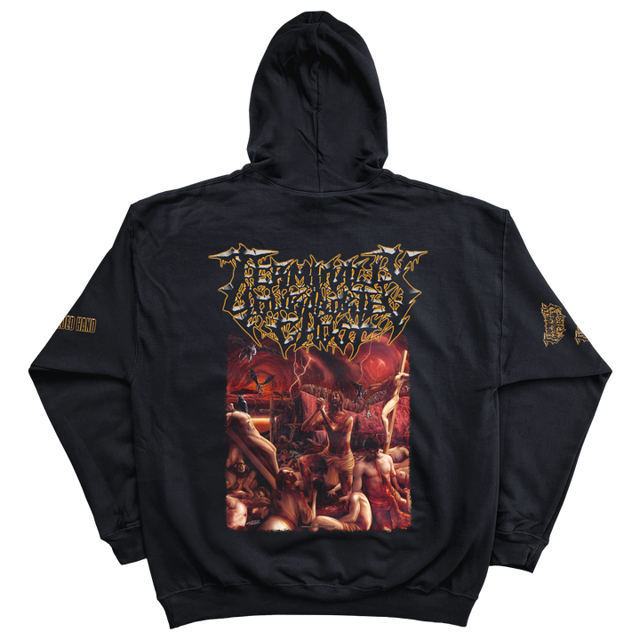 Terminally Your Aborted Ghost 'Slowly Peeling The Flesh From The Inside Of A Folded Hand' Hoodie