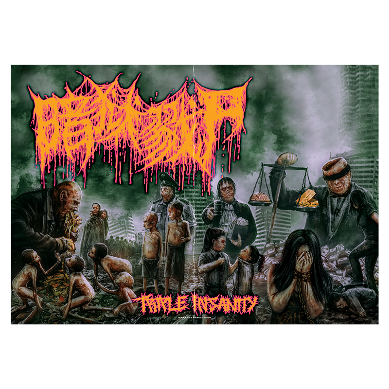 The Dark Prison Massacre "Triple Insanity" Poster