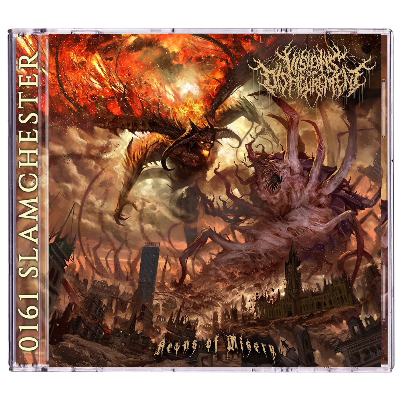 Visions Of Disfigurement ‘Aeons of Misery’ CD