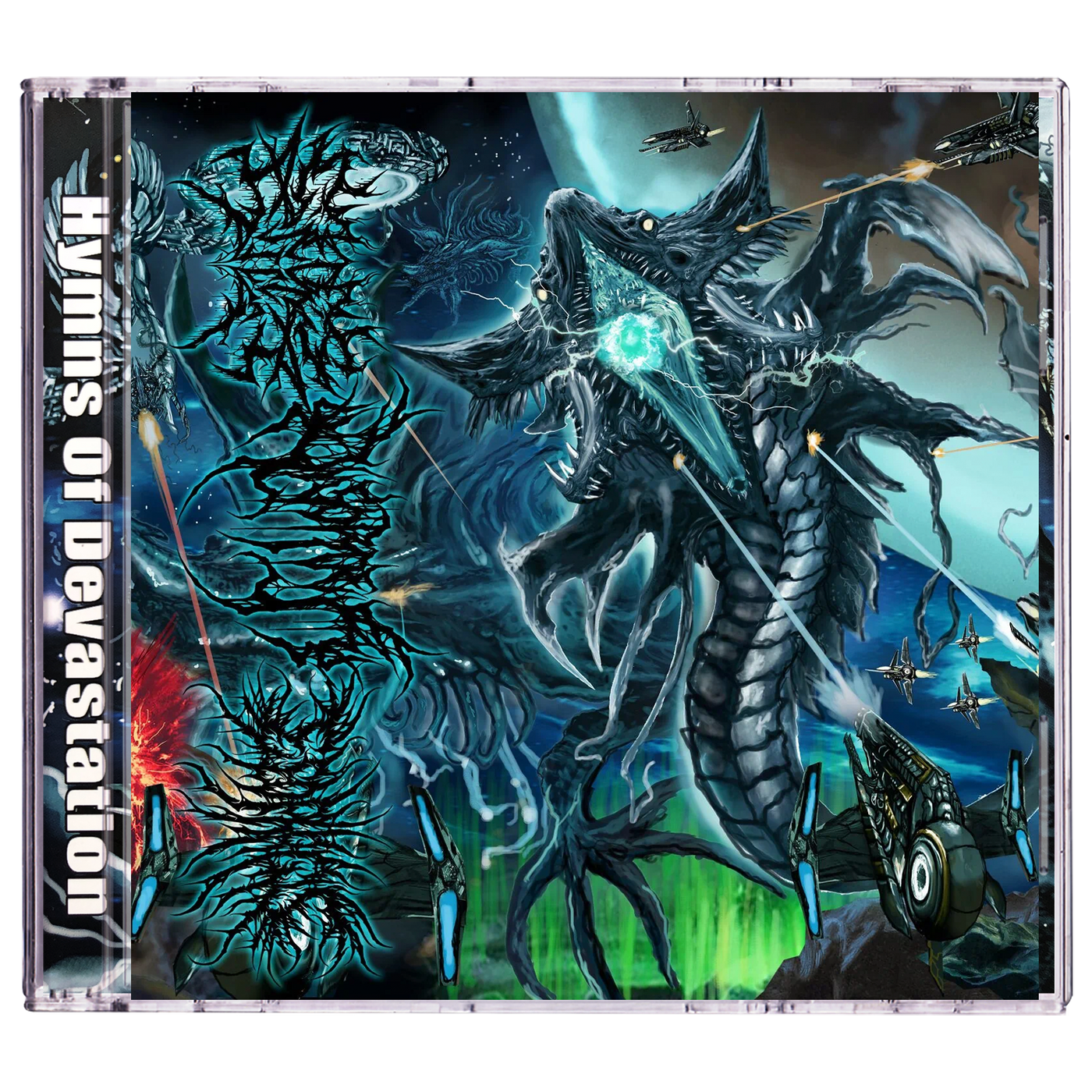 Disorder / Species Splicer / Esophagus 'Hymns of Devastation (Blue)' CD