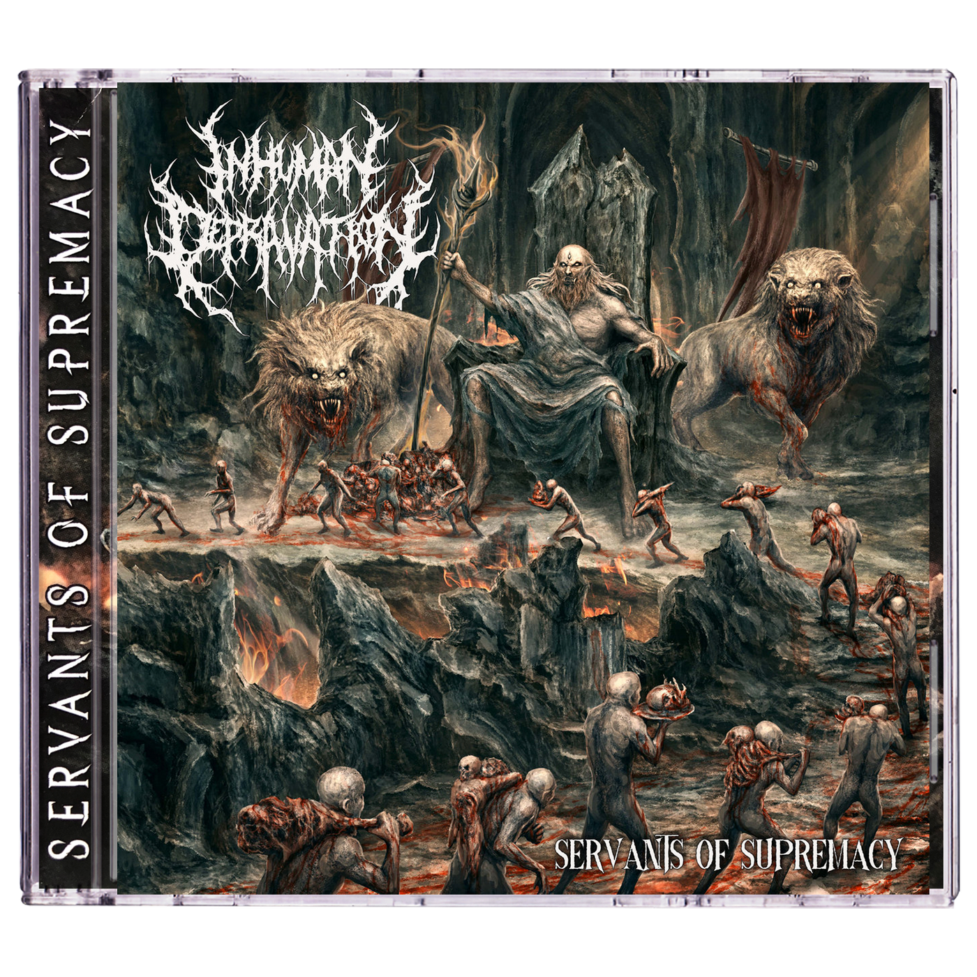 Inhuman Depravation 'Servants Of Supremacy' CD