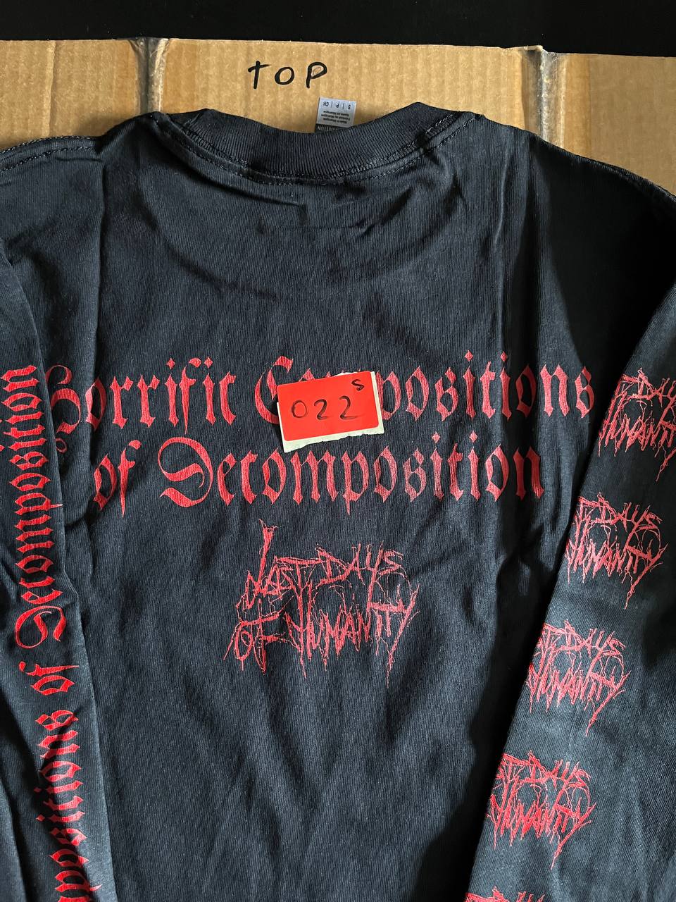 Last Days Of Humanity 'Horrific Compositions Of Decomposition' Long Sleeve