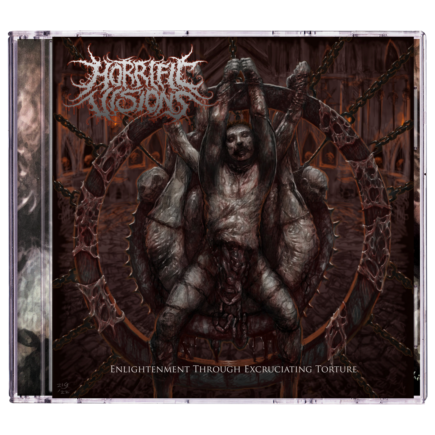 Horrific Visions 'Enlightenment Through Excruciating Torture' CD